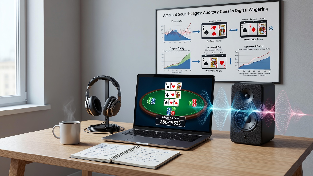 Influence of layered audio cues on decision patterns at remote poker and blackjack tables