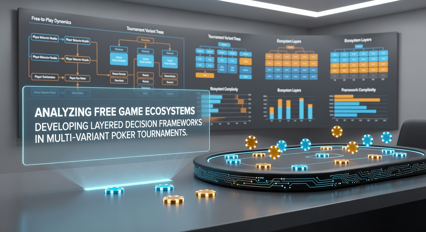 Detailed breakdown of free poker app interfaces highlighting player decision points across game variants