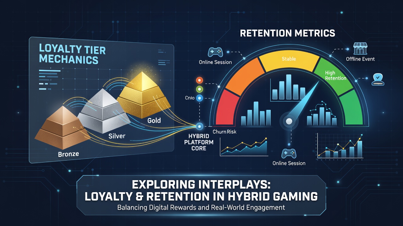 Loyalty tier interface in a hybrid gaming platform showing progression levels and rewards